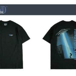 BADMIND 25SS UFOシリーズ「インスピレーションMJ」ワイドフィット チューブTシャツ