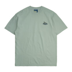 BADMIND 25SS「優雅な罪」ルーズシルエット ストリートTシャツ(Light Olive)