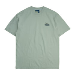 BADMIND 25SS「優雅な罪」ルーズシルエット ストリートTシャツ(Light Olive)