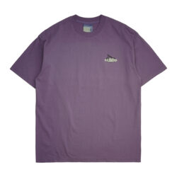 BADMIND 25SS「優雅な罪」ルーズシルエット ストリートTシャツ(Purple)