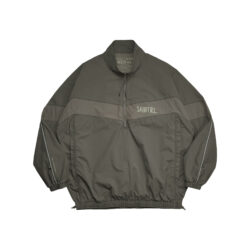 STRL 25SS フェードチェック プルオーバーウィンドブレーカー(Brown)