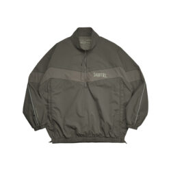 STRL 25SS フェードチェック プルオーバーウィンドブレーカー(Brown)