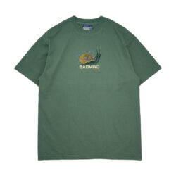 BADMINDᵀᴹ  25SS「 WHERE BRAIN 」 TEE (GRAYISH GREEN)