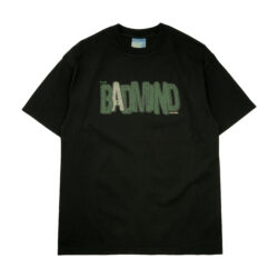 BADMINDᵀᴹ  25SS「 WORLDWIDE LOGO 」 TEE (BLACK)