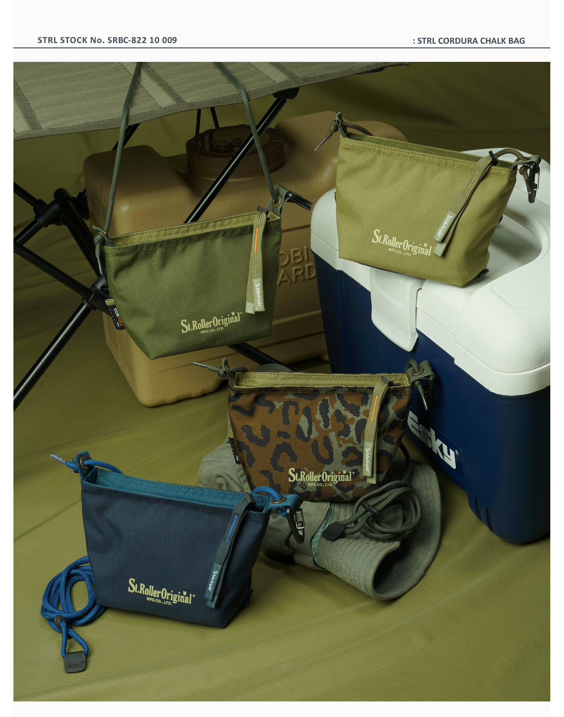 STRL CORDURA 防撕裂性 アウトドア 旅行 登山 収納袋