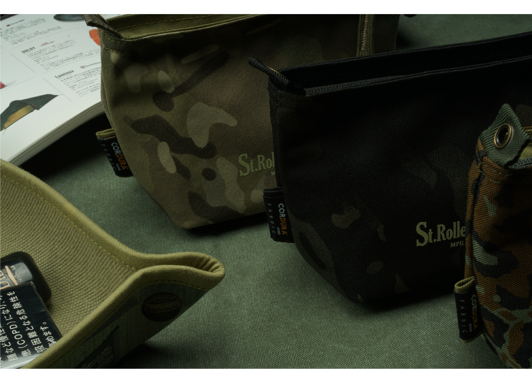 STRL 24 FW CORDURA アウトドア旅行登山用ロープサコッシュ(迷彩シリーズ) - 画像 (5)
