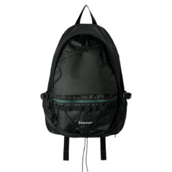 STRL「NO PLANET B」エコシリーズ 再生素材 通勤用バックパック(Black)