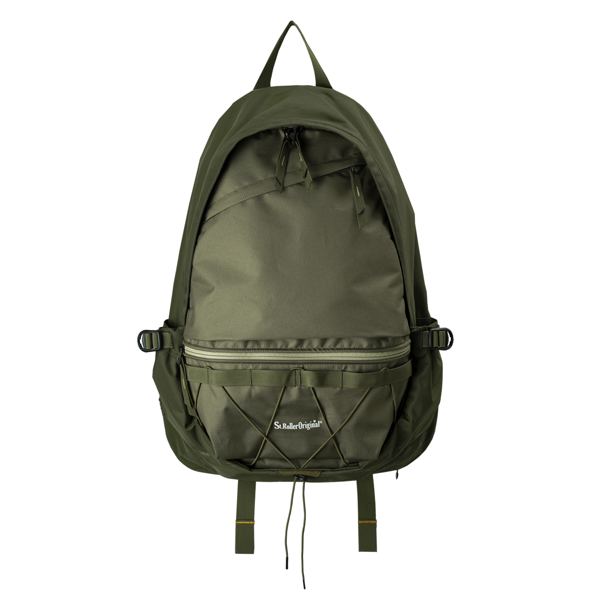 STRL「NO PLANET B」エコシリーズ 再生素材 通勤用バックパック(Army Green)